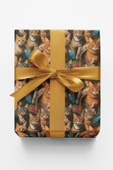 Tabby Cat Chasing