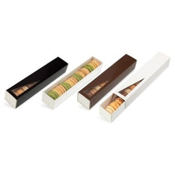Brown - Macaroon Box Sleeve - (Window Sleeve) 12 x 2-1/4 x 2"