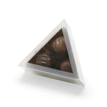 Frosted Clear - Shaped Box - 3.5 Triangle x 1.25"
