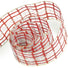 Red / White - Novel Plaid Ribbon - 1-1/2" x 50 Yards