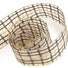 Brown / Tan - Novel Plaid Ribbon - 1-1/2" x 50 Yards