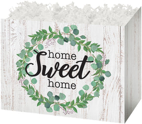 Farmhouse Home Sweet Home - Basket Box - 10-1/4 x 6 x 7-1/2"