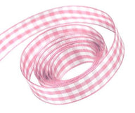 Light Pink - Party Plaid Ribbon - 1/4" x 100 Yards