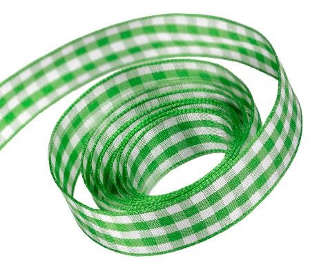 Emerald - Party Plaid Ribbon - 5/8" x 25 Yards