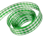 Emerald - Party Plaid Ribbon - 1/4" x 100 Yards
