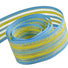Light Blue / Yellow - Party Stripes (Wired Edge) Ribbon - 1-1/2" x 50 Yards