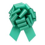 Emerald - Flora-Satin Perfect Bow - 5-1/2" Width Bow with 20 Loops (1-7/16" Ribbon Width)