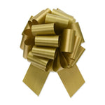 Holiday Gold - Flora-Satin Perfect Bow - 5-1/2" Width Bow with 20 Loops (1-7/16" Ribbon Width)