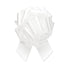 White - Flora-Satin Perfect Bow - 5-1/2" Width Bow with 20 Loops (1-7/16" Ribbon Width)