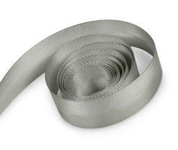 Shell Gray - Poly Twill Ribbon - 3/8" x 25 Yards