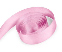 Pink - Poly Twill Ribbon - 7/8" x 100 Yards