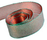 Green / Red - Precious Frost Ribbon - 1-1/2" x 50 Yards