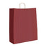Brick Red Varnish Stripe - Matte Shopping Bags - 16 x 6 x 19-1/4"