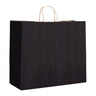 Black Varnish Stripe - Matte Shopping Bags - 16 x 6 x 12-3/8"