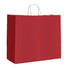 Bright Red Varnish Stripe - Matte Shopping Bags - 16 x 6 x 12-3/8"