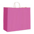 Cerise Varnish Stripe - Matte Shopping Bags - 16 x 6 x 12-3/8"