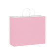 Matte Pink - Matte Shopping Bags - 16 x 6 x 12-3/8"