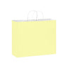 Matte Pastel Yellow - Matte Shopping Bags - 16 x 6 x 12-3/8"