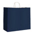 Navy Varnish Stripe - Matte Shopping Bags - 16 x 6 x 12-3/8"