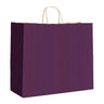 Wine Varnish Stripe - Matte Shopping Bags - 16 x 6 x 12-3/8"