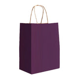 Wine Varnish Stripe - Matte Shopping Bags - 8 x 4-3/4 x 10-3/8"