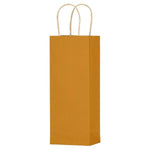 Matte Kraft Metallic Copper - Wine Bag - Paper - 5-1/4 x 3-1/2 x 13" (Single Bottle)