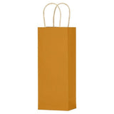 Matte Kraft Metallic Copper - Wine Bag - Paper - 5-1/4 x 3-1/2 x 13" (Single Bottle)