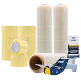 Wholesale Packaging Supply Set: Carton Sealing Tape, Dispensers & Stretch Film