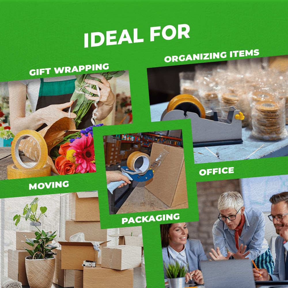 Cellophane Biodegradable Packaging Tape | CSTB (72 yards)