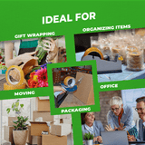 Cellophane Biodegradable Packaging Tape | CSTB (72 yards)