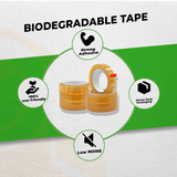 Cellophane Biodegradable Packaging Tape | CSTB (72 yards)