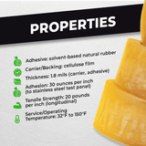 Cellophane Biodegradable Packaging Tape | CSTB (72 yards)