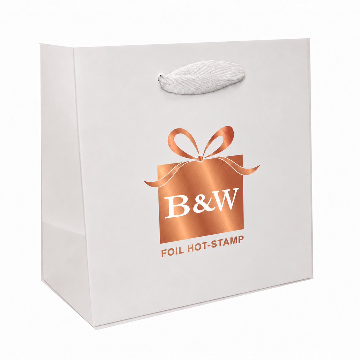 6.5 x 3.5 x 6.5" / 1 Color Foil Hot-Stamp / Case/100