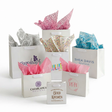 Park Avenue White Manhattan Bags with White Handles