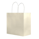 Pearl Cream - Smooth Top Egde Shopping Bag - 10 x 5 x 10"