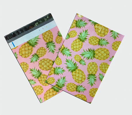 Pineapple Poly Mailers Size 10x13 Colorful Shipping Bags