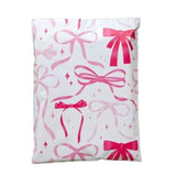 Pink Bow Poly Mailers Size 10x13 Shipping Bags