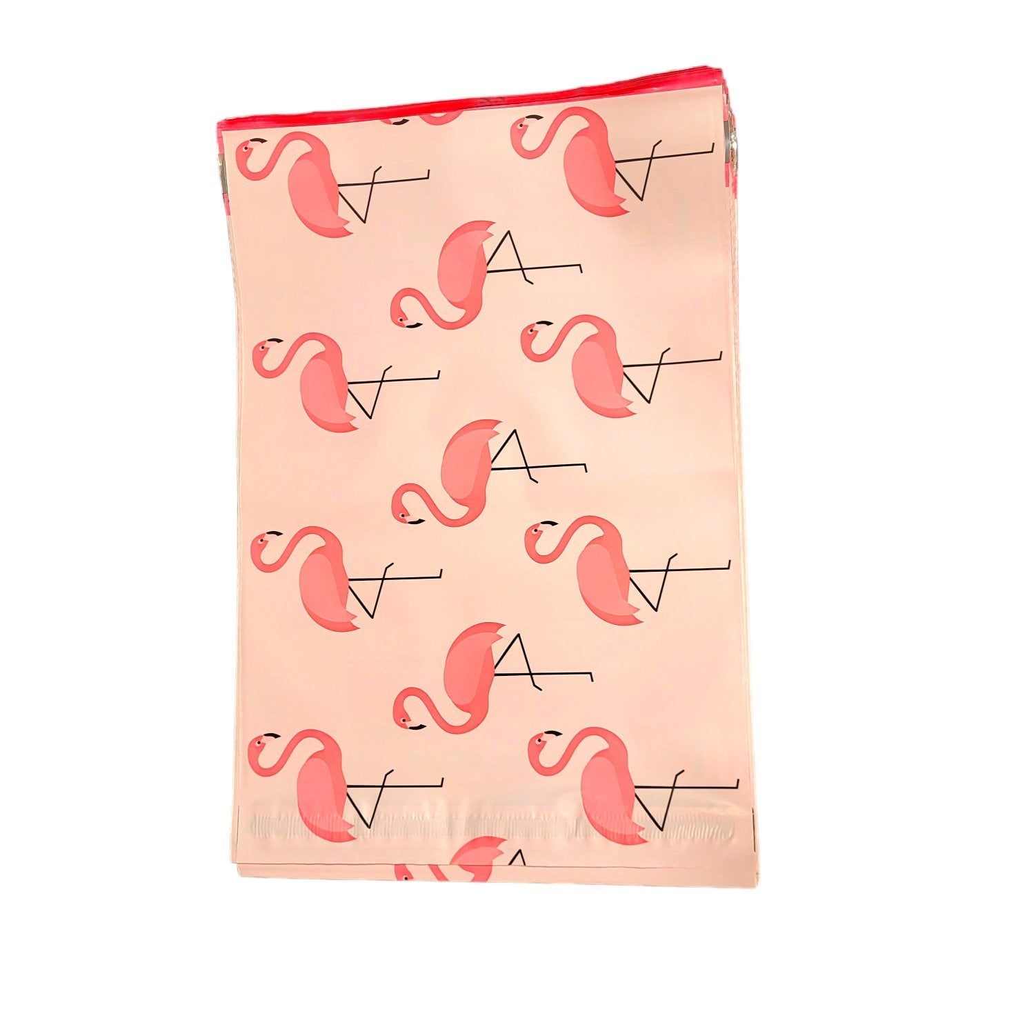 Pink Flamingo Poly Mailers Size 10x13 Colorful Shipping Bags