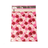 Pink Hibiscus Flower Poly Mailers Size 10x13 Colorful Shipping Bags