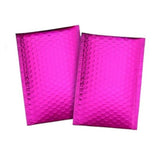 Pink Metallic Bubble Mailers Size 5x7 Padded Shipping Bags
