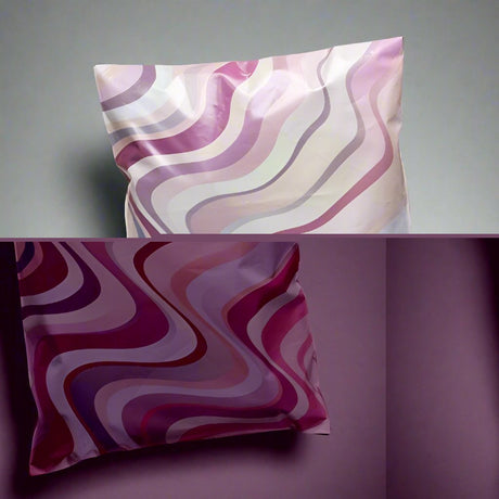 Pink Purple Abstract Poly Mailers Size 10x13 Shipping Bags