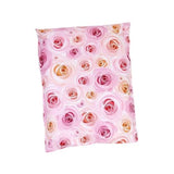 Pink Rose Poly Mailers Size 9x12 Shipping Bags