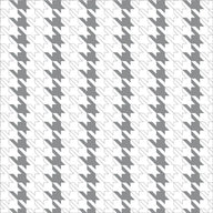Silver Houndstooth - Poly Roll - 30" x 100'