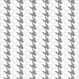 Silver Houndstooth - Poly Roll - 30" x 100'