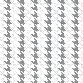 Silver Houndstooth - Poly Roll - 30" x 100'