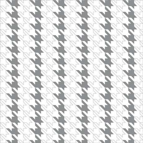 Silver Houndstooth - Poly Roll - 30" x 100'