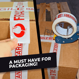 Fragile Handle with Care Carton Sealing Tape - CST2FW
