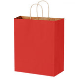 Matte Kraft Red - Matte Shopping Bags - 10 x 5 x 13"