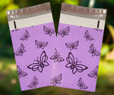 Purple Butterfly Poly Mailers Size 6x9 Shipping Bags Designed By Shipping In Style