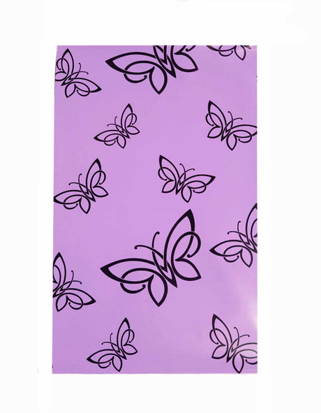 Purple Butterfly Poly Mailers Size 6x9 Shipping Bags Designed By Shipping In Style